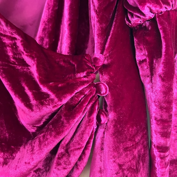 Cinq à Sept Velvet Blouse - Picture 5 of 8